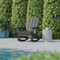 Flash Furniture Gray Adirondack Rocking Chair with Cupholder LE-HMP-1044-31-GY-GG - alternate 8